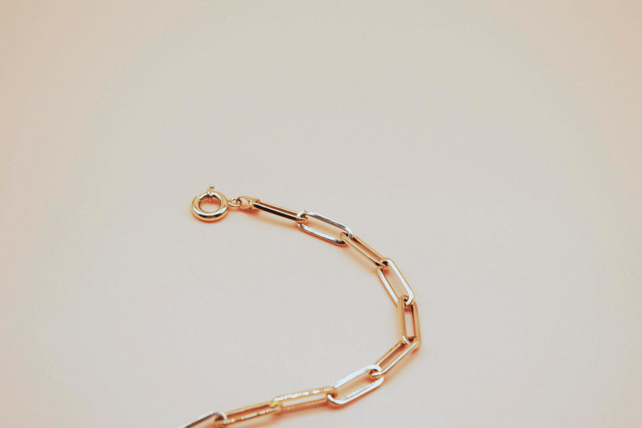Paperclip Large Link Necklace For Charms