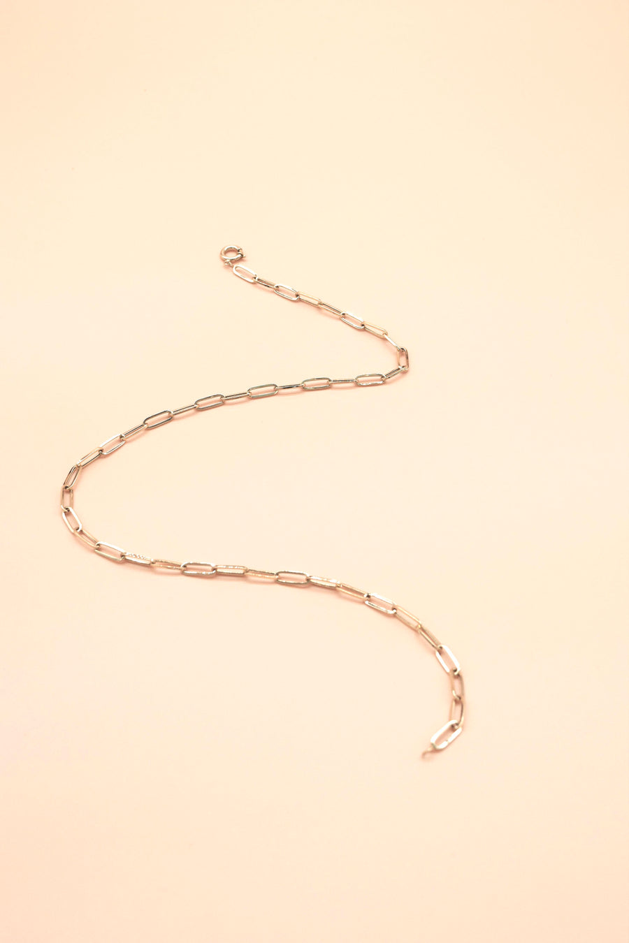 Paperclip Medium Link Necklace For Charms