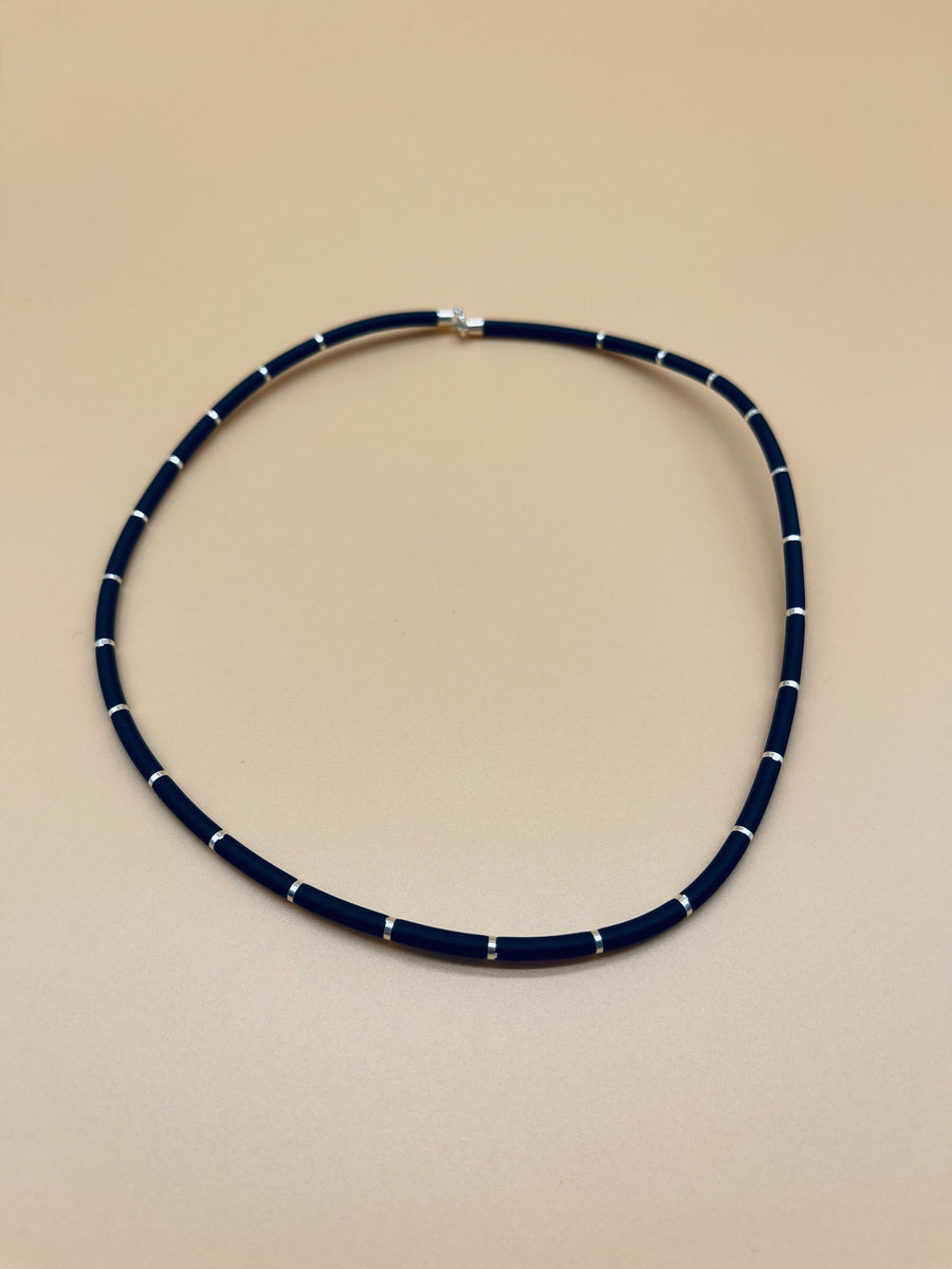 Black Rubber Bracelet / Necklace II