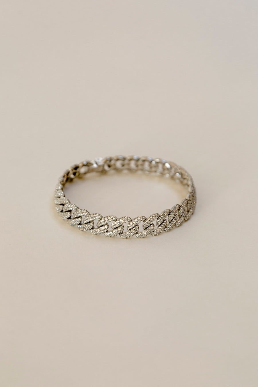 Pave Medium Link Bracelet